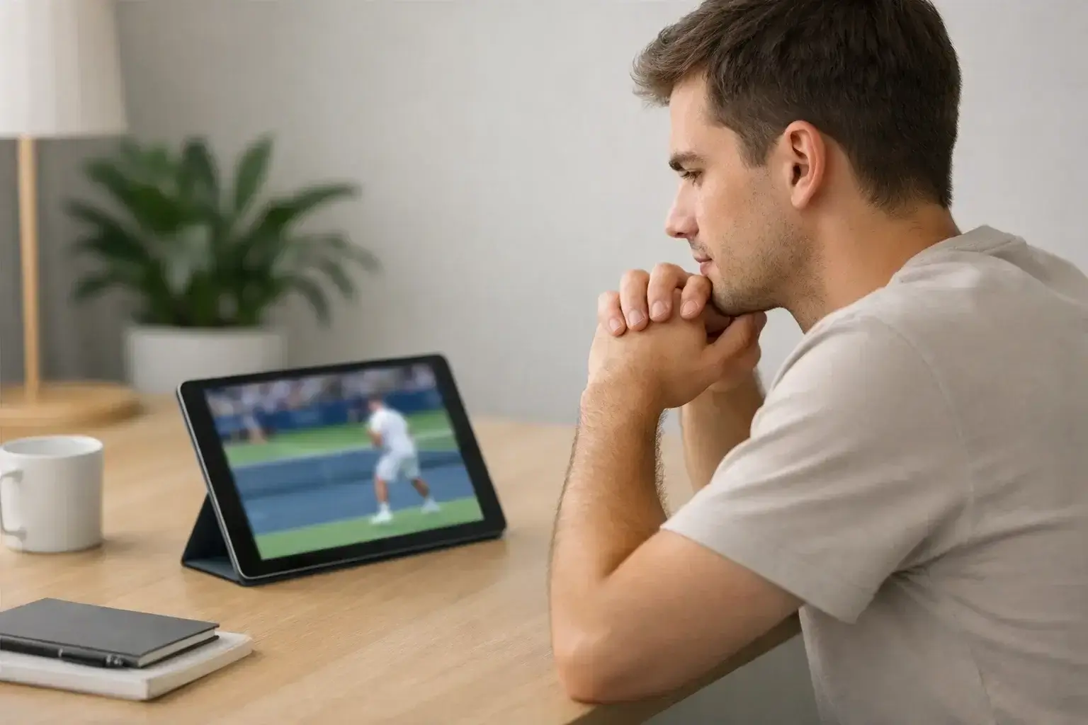 Persona reflexionando sobre estrategias de apuestas responsables